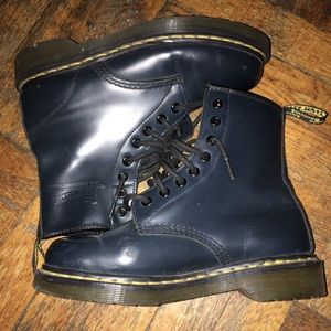 Navy Dr. Marten Boots